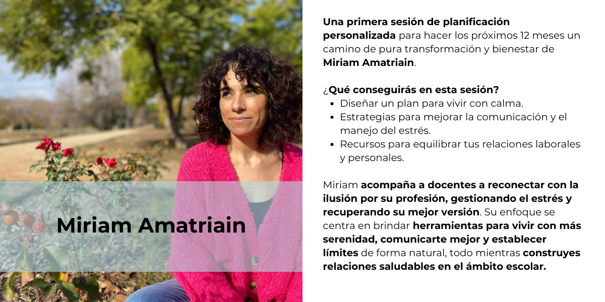 Sesión con Míriam Amatriain